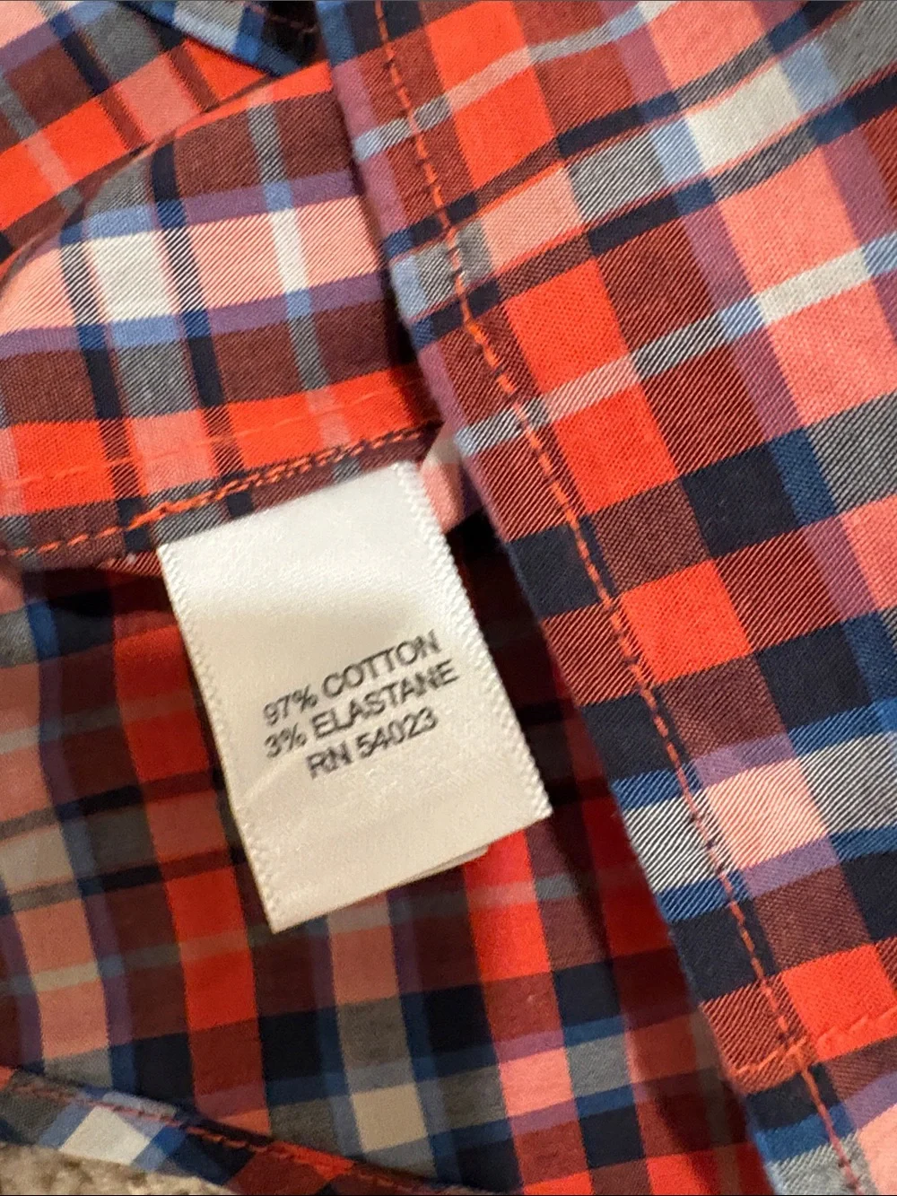 Banana Republic Plaid Button-Down Shirt Size Large